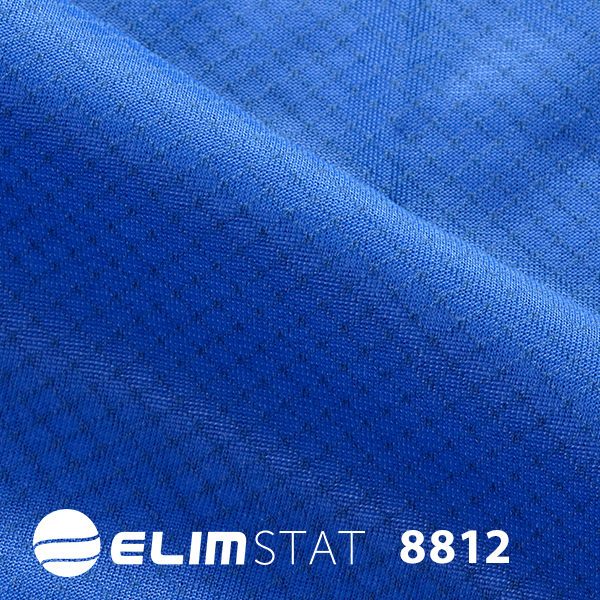 Sewn with black carbon threading to give it static shielding properties 8812 series fabric is affordable and unconstricted.