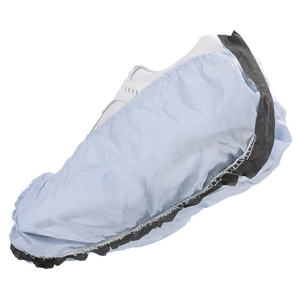 esd shoe cover with conductive strip