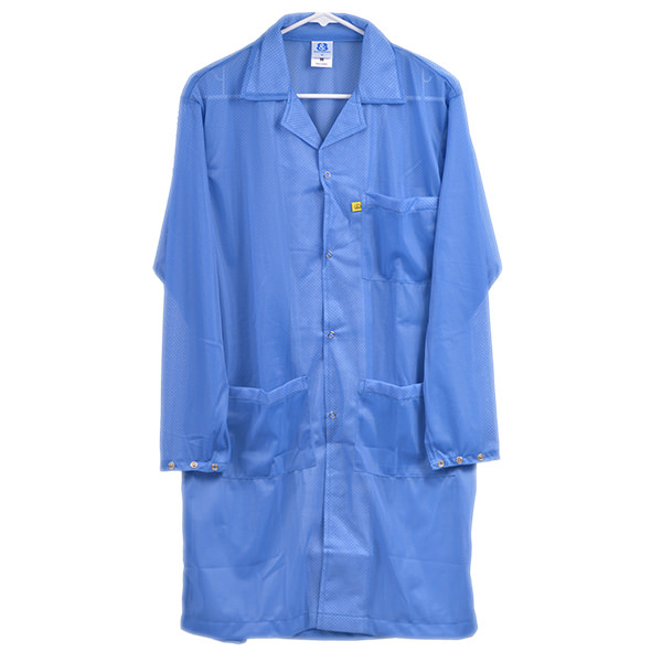 8812 Series Blue Snap Cuff ESD Lab Coat