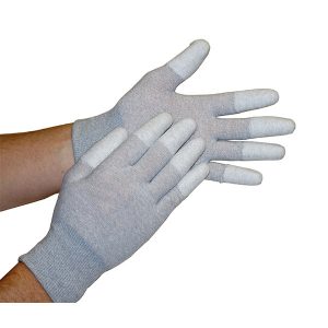 Static Dissipative ESD Gloves with Coated Finger Tips