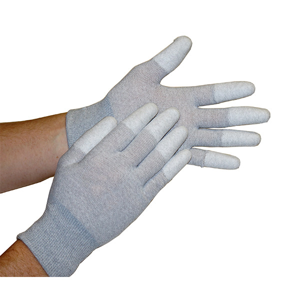 Static Dissipative ESD Gloves with Coated Finger Tips