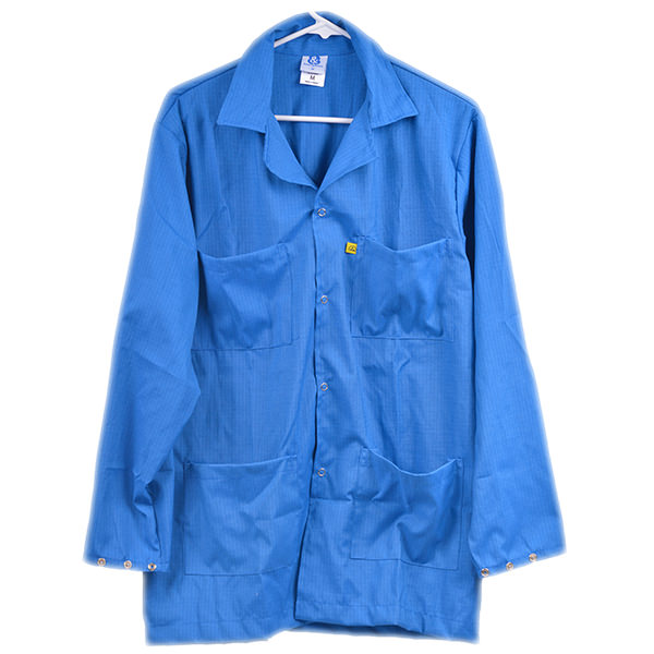 5049 Series Blue Snap Cuff ESD Jacket