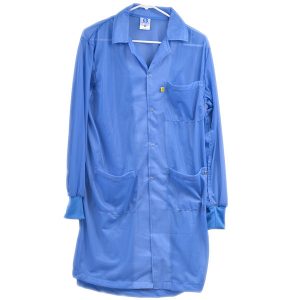 8812 Series Blue Knitted Cuff ESD Lab Coat