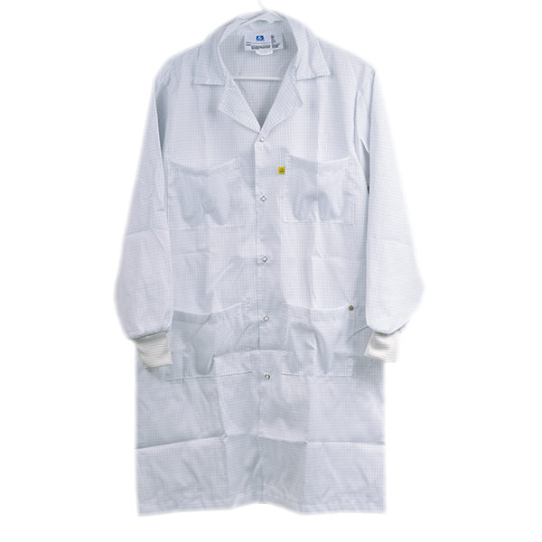 5049 Series White Knitted Cuff ESD Lab Coat