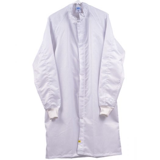 White Cleanroom Lab Coats ESD Safe