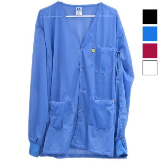 Groundable S20.20 ESD Smocks VNeck
