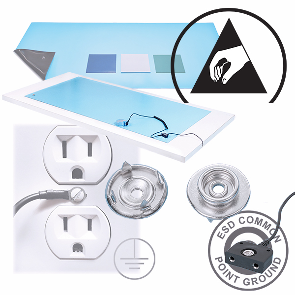 ESD Grounding Methods for Anti Static Mats