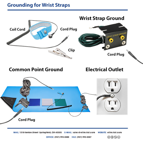 240 Series Static ESD Wrist Straps, Bracelets & Cables