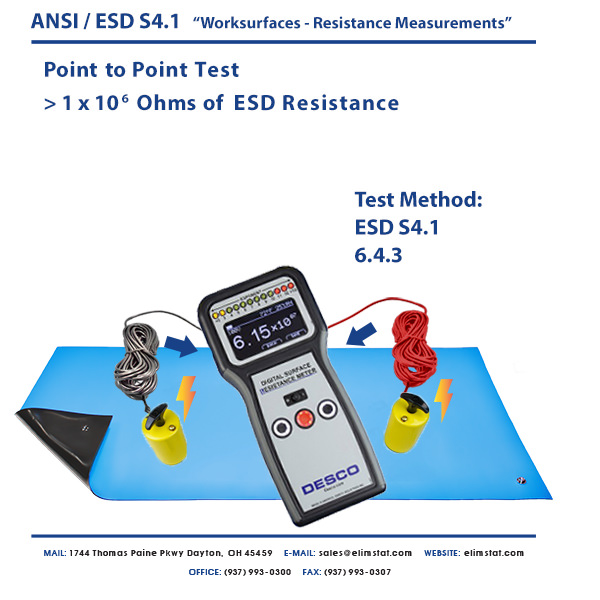 Desco™ ESD Resistance Meter Kit (19290) | Elimstat.com