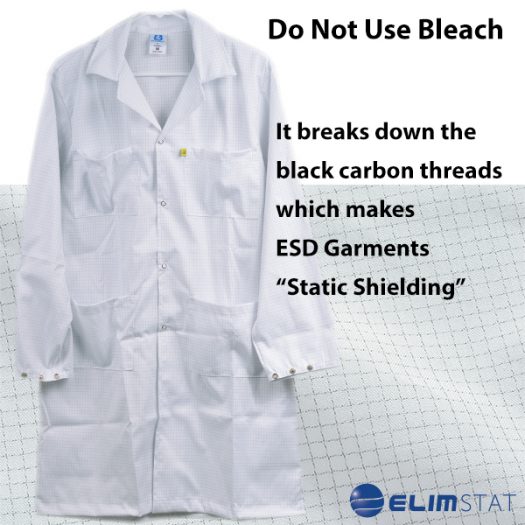 ESD Smock Washing Instructions