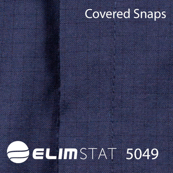 Covered Snaps prevent unintended scratching and ESD via induction.