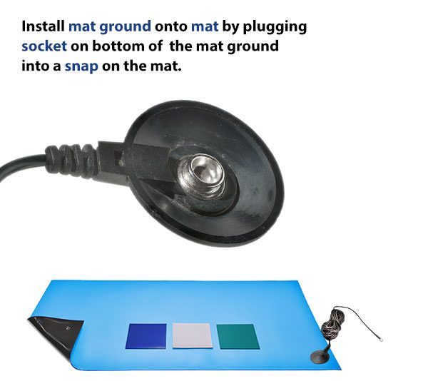 How to Ground ESD Mat