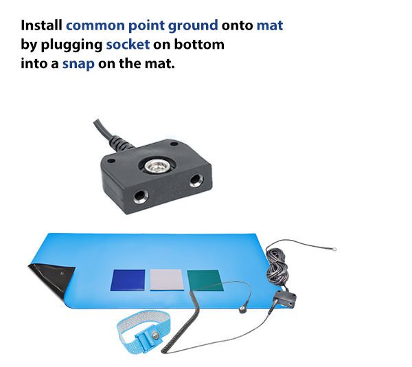 How to Ground ESD Mat with Common Point Ground